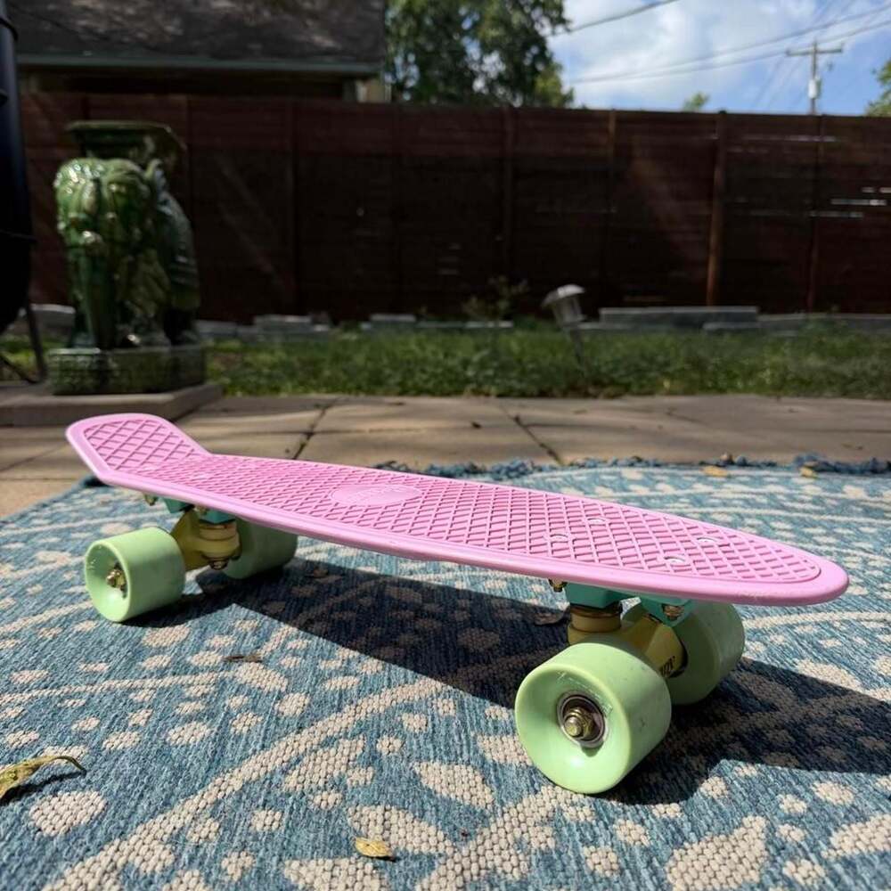 Penny Skateboards Pastel Pink and Green 22 Inch Cruiser Skateboard